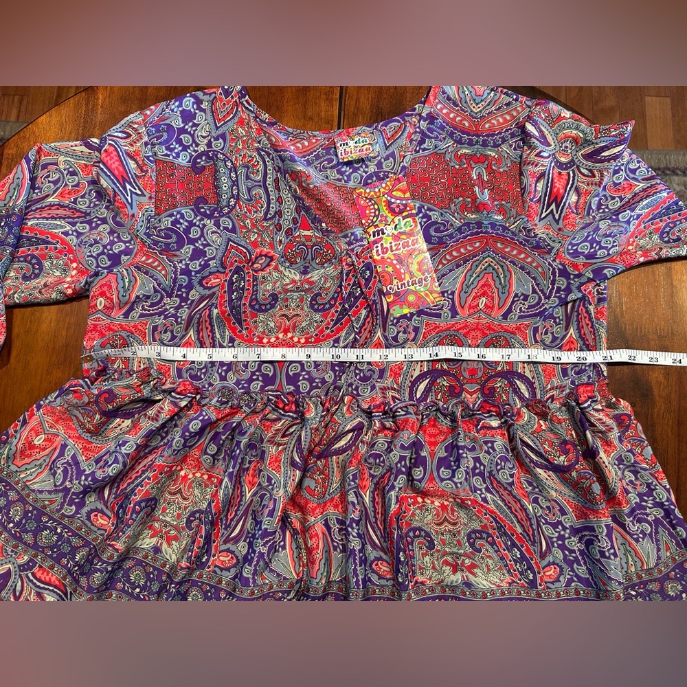 Colorful Paisley Dress - Picture 15 of 15